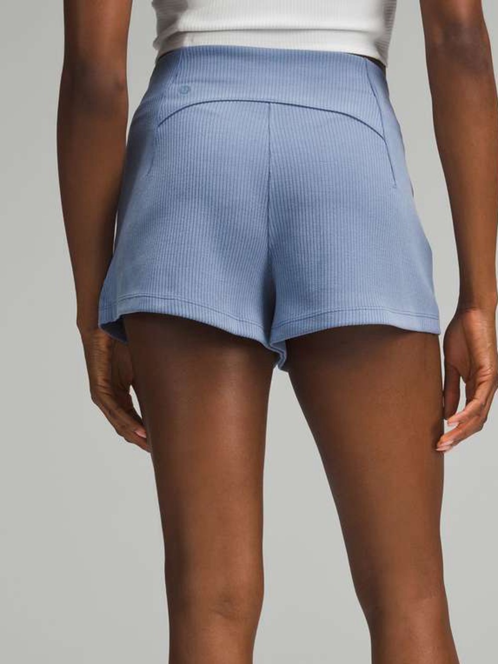 Lululemon Ribbed Softstreme High Rise Shorts - Picture 2 of 5